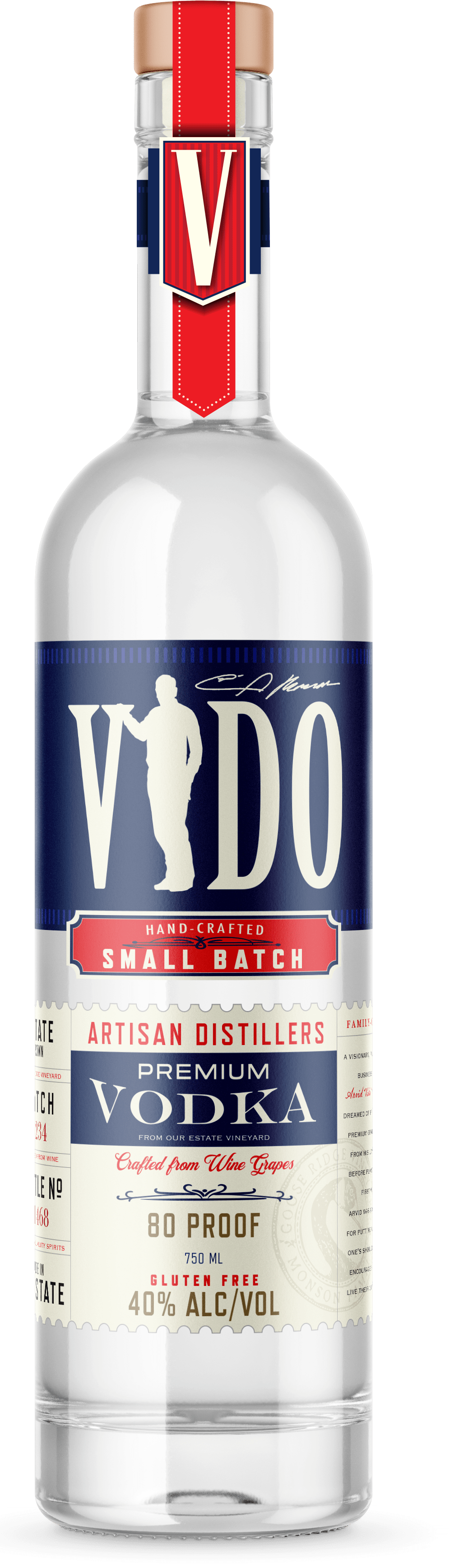 Vido Vodka Bottle