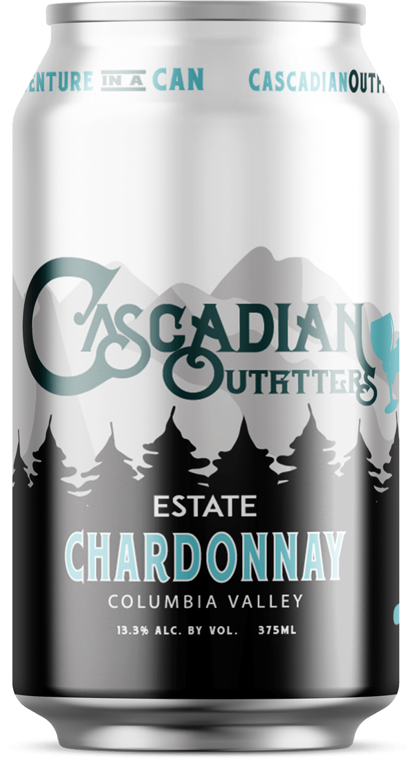 Cascadian Outfitters Estate Chardonnay Can